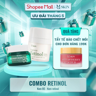 Combo Kem Tái Tạo Da Retinol Và Kem Dưỡng Ẩm B5 MQ SKIN