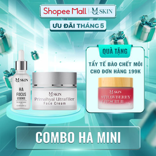Combo Siêu Căng Bóng HA FIILER mini MQ SKIN P.hục H.ồi Da Mỏ.ng Yế.u