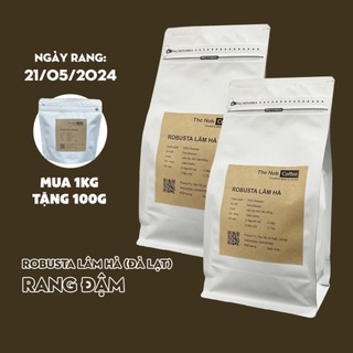 Cà phê robusta lâm hà - rang đậm | lam ha robusta coffee - dark roasted