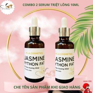  Serum ức chế mọc lông hương hoa nhài serum triệt lông mỡ trăn nguyên chất triệt lông chân tay nách bikini an toàn 