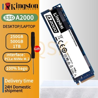 Kingston a2000 250gb/500gb/1tb m.2 nvme pcie ssd internal solid state drive