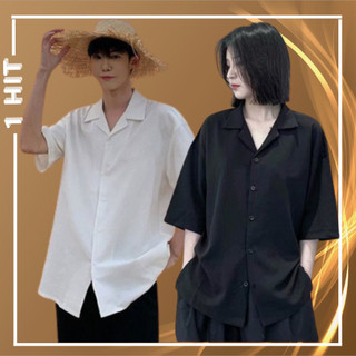Áo sơ mi tay ngắn Cổ Vest 1hit_Unisex