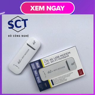 USB Phát Wifi Từ Sim 3G 4G Chuẩn 4g Lte Dongle Tốc Độ Cao, Dùng Đa Mạng Kết Nối Nhiều Máy Cùng Lúc