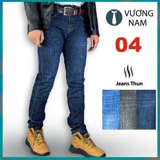 Quần jean nam chất bò LOẠI XỊN cao cấp wash đẹp ống suông vừa co giãn HÀNG XƯỞNG VN VNO109