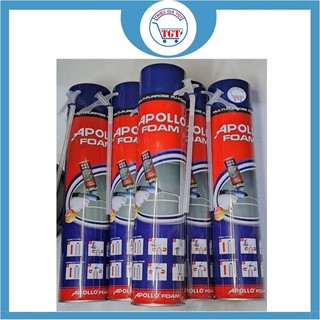 Thùng keo bọt nở apollo foam 750ml chính hãng + vòi