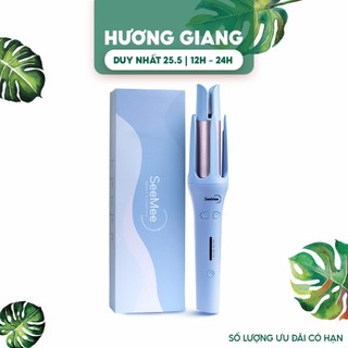Máy uốn tóc làm xoăn tự động SeeMee lớp phủ gốm sứ bảo vệ tóc đường kính uốn 32MM