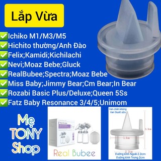 Van chân không,van thoát sữa -máy hút sữa real bubee