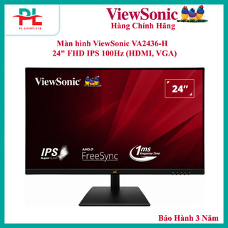 Màn hình viewsonic va2436-h/va2436-h-pn hồng 24" fhd ips 100hz -hàng chính hãng