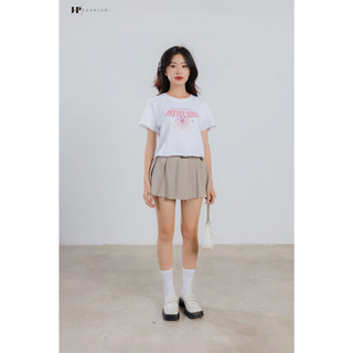 Áo Thun Croptop J-P Fashion Thời Trang Chất Liệu Thoáng Mát, Áo Thun Cổ Tròn 2 Màu Trắng/ Xanh Mint Thời Trang 10209892
