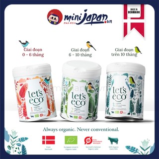 Sữa bột công thức hữu cơ Let's Eco Đan Mạch 700g - Sữa bột Organic cho bé