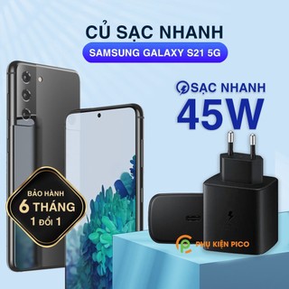 Củ sạc siêu nhanh 45W cho Samsung S22 / S21 5G cổng Type C chính hãng Samsung - Củ sạc nhanh Samsung Galaxy S22