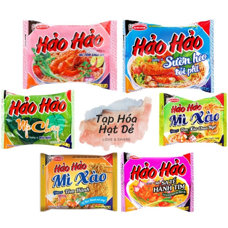 [ Shop ăn vặt ] - combo 10 gói hao hao đủ vị