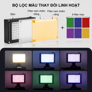 Đèn led quay phim, makeup REC FT96/ FT112 siêu sáng