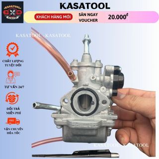  Chế hoà khí bình xăng con Dream Wave Ws110 Sirius Rs hàng Kenhin cao cấp KASATOOL 