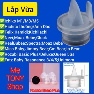 Van chân không,van thoát sữa -máy hút sữa rozabi basic plus