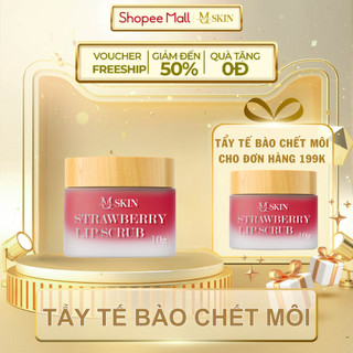 Tẩy tế bào chết môi MQ Skin - Strawberry lip scurb giúp môi mịn màng, hồng hào.