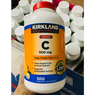 [date mới 05/2026] Viên Bổ Sung Kirkland Vitamin C 500mg, 1000mg - 500 viên