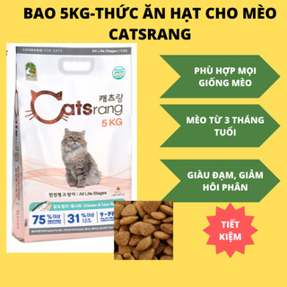 Thức ăn hạt cho mèo mọi lứa tuổi Catsrang - Bao 5kg