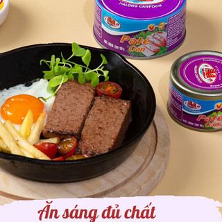Combo 2 Pate cột đèn và 2 Pate gan tím 150g HALONG CANFOCO