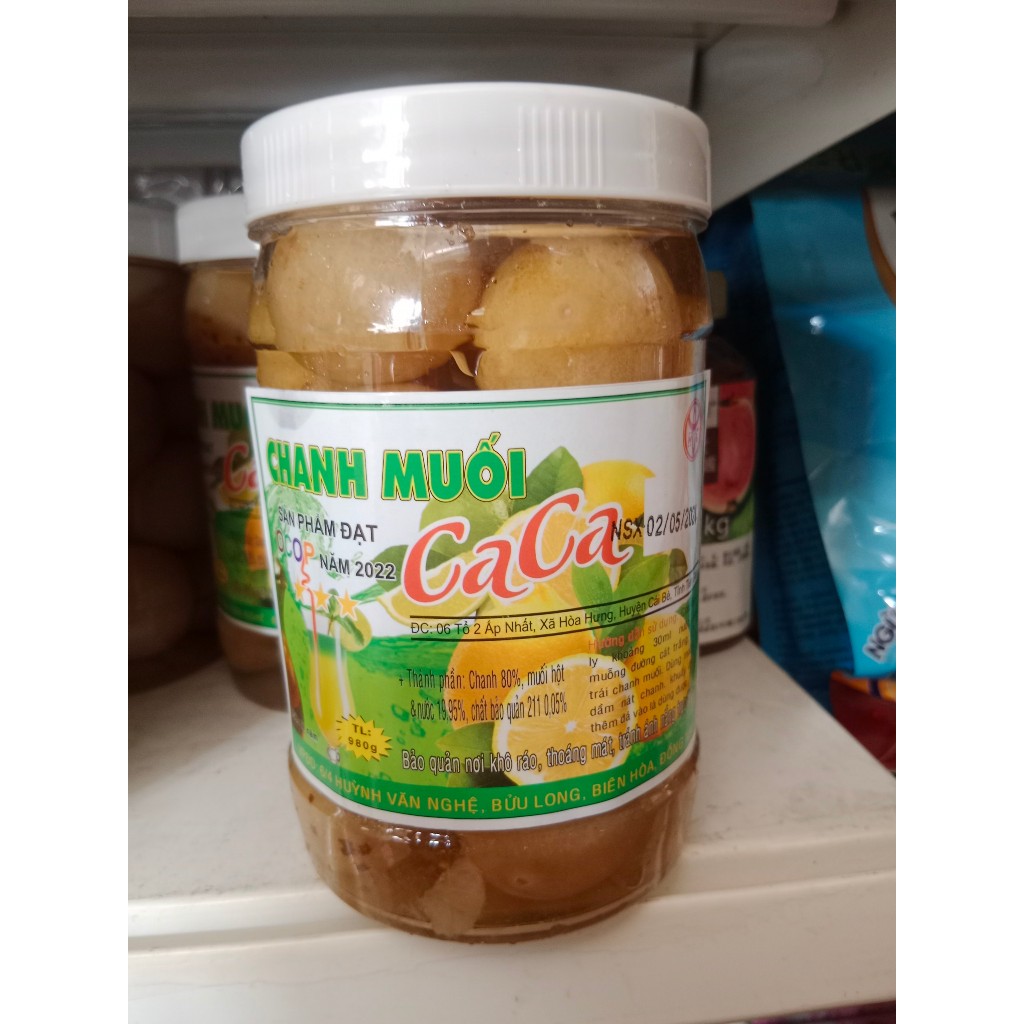 Chanh muối CaCa 980g