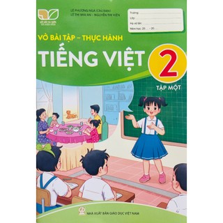 Sách - vở bài tập - thực hành tiếng việt lớp 2 tập 1+2