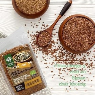 Hạt Lanh Nâu Brown Flaxseed Hữu Cơ 500g