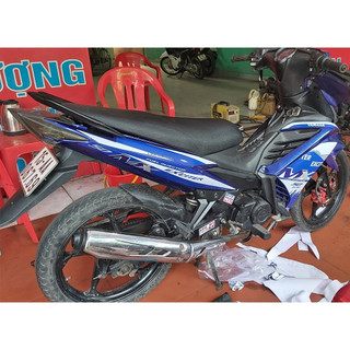 tem exciter 50 - 135 MX xanh trắng