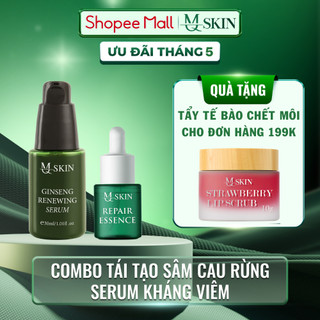  Combo Sâm Cau Rừng MQ SKIN - Serum tái tạo và Serum phục hồi