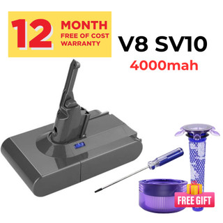 Pin máy hút bụi dyson v8 sv10 4000mah