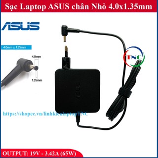 [Chân Nhỏ] Sạc Laptop Asus 19V – 3.42A - 65W chân 4.0x1.35mm thay cho Asus X556 A556 A510U X541 X542 K401 X441 A540 Zin