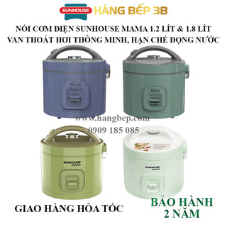 Nồi cơm điện 1.8 lít - 1.2 lít Sunhouse Mama SHD8665G/SHD8265G Bảo hành toàn quốc chính hãng 2 năm