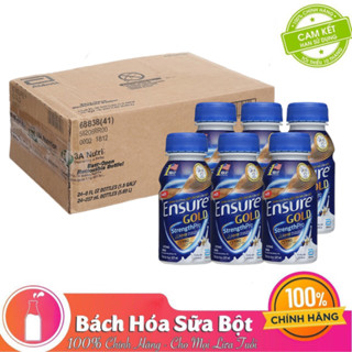  Sữa pha sẵn Abbott Ensure Gold Vigor Gold  Thùng 24 chai - 237ml chai  