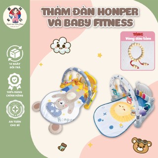 Thảm đàn baby fitness và honper hp820 thảm đàn ngộ nghĩnh đáng yêu món đồ chơi đầu đời đánh thức mọi giác quan cho bé