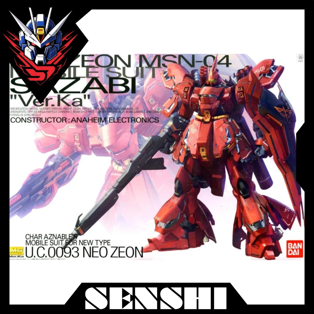 Mô hình lắp ráp MG MSN-04 Sazabi Ver.Ka