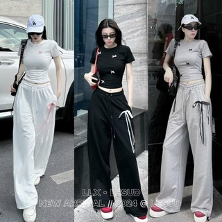 Bộ Quần Áo Nữ PROTEX quần dài áo crotop với 3 màu cơ bản mặc nhà đi chơi đều đẹp và sang trọng
