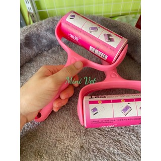 Cây lăn bụi quần áo làm đa năng mini cầm tay sạch quần áo,chăn màn,ga giường, cây lăn lông chó mèo
