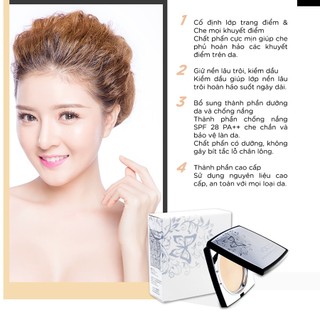 Phấn Phủ Dạng Nén Vacci Cao cấp siêu mịn Chống nắng (Lỗi chốt)