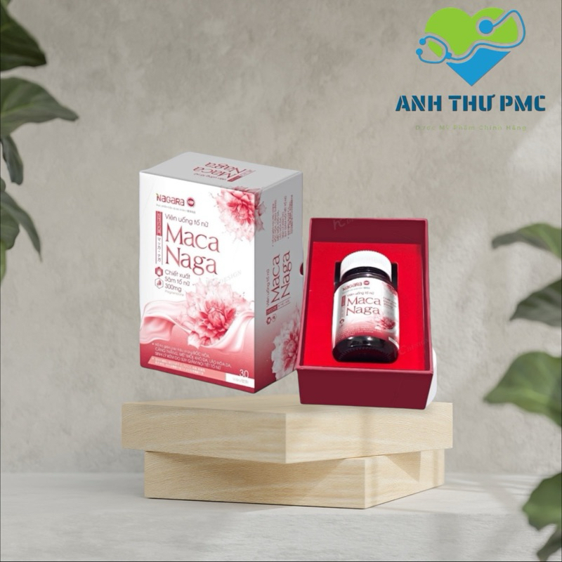 Viên uống tố nữ MACA NAGA - Hỗ trợ giảm triệu chứng bốc hỏa, lão hóa da, sinh lý kém do suy giảm nội