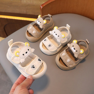  Dép sandal hình gấu cho bé dễ thương sz 16-20 hàng QC mã G13 