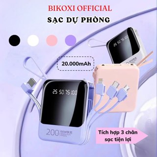 Sạc Dự Phòng Bikoxi Dung Lượng Lớn 20000mAh Sử Dụng Được Với Nhiều Thiết Bị Điện Thoại