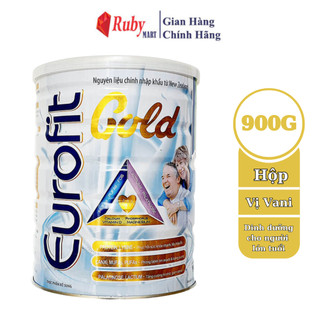 Sữa bột Eurofit Gold 900g dinh dưỡng cho người trưởng thành