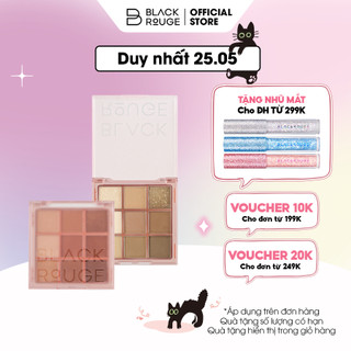 Phấn mắt 9 ô Black Rouge Colordation Mood Palette 74,6g