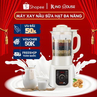 Máy làm sữa hạt đa năng KAW SEKA xay sinh tố, nấu chậm, nấu soup 12 chức năng bảo hành 12 tháng