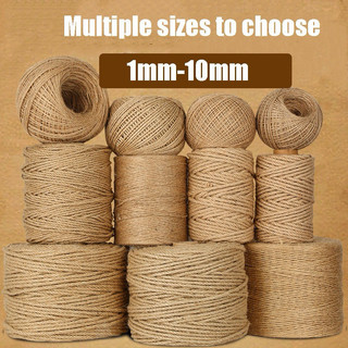 Dây thừng tròn trang trí, dây đay, cuộn đay làm đồ cào móng mèo, làm handmade