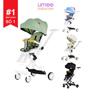  Xe đẩy gấp gọn 2 chiều cho bé xe đẩy em bé M9 mẫu mới xoay 360 độ có chế độ nằm ngửa kèm bàn ăn và lò xo giảm xóc 