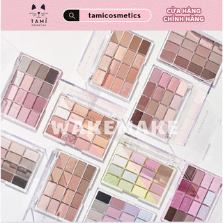 Phấn Mắt Wakemake Soft Blurring Eye Palette 16 ô