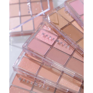 Phấn Mắt Wakemake Soft Blurring Eye Palette 16 ô