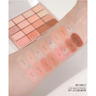 Phấn Mắt Wakemake Soft Blurring Eye Palette 16 ô