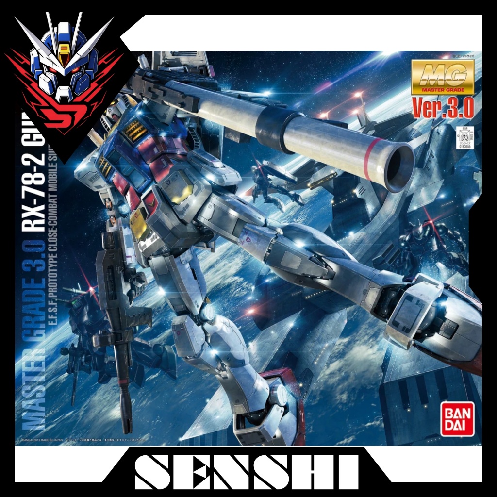 Mô hình lắp ráp Bandai MG 1/100 RX-78-2 Gundam Ver 3.0