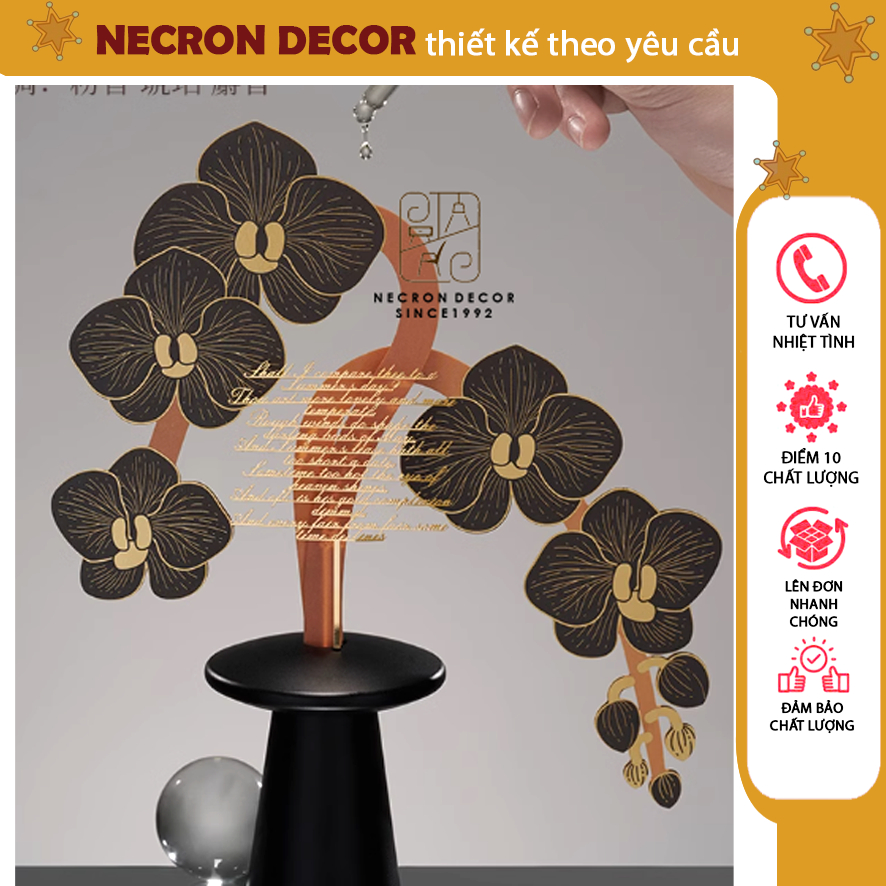 ( có sẵn ) Hoa gỗ vĩnh cửu - hoa khắc gỗ trang trí+ tặng màu vẽ- trang trí nhà của-necron shop